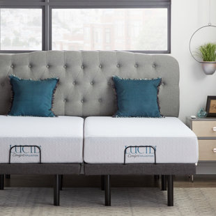 LUCID COMFORT COLLECTION Lucid Comfort Adjustable Bed with 10" Memory Foam Mattress