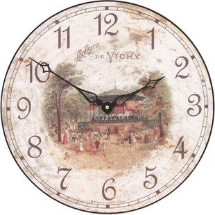 LILY MANOR Effie Wood Wall Clock