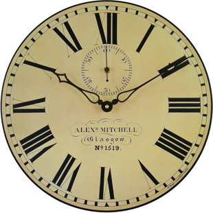 ROGER LASCELLES CLOCKS Wood Wall Clock
