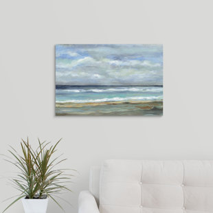 HIGHLAND DUNES Bybee Seashore On Canvas by Silvia Vassileva Print