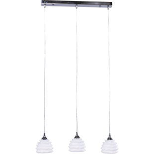 KARE DESIGN Ruffle 3-Light Kitchen Island Pendant