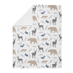 SWEET JOJO DESIGNS Woodland Animals Security Baby Blanket