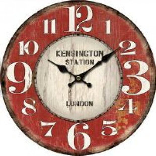 WILLISTON FORGE Jama Kensington Station London 13.5" Wall Clock