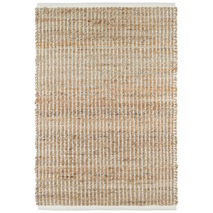 DASH AND ALBERT RUGS Gridwork Ivory Handwoven Jute Rug