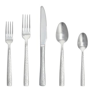 FORTESSA Rambla 20 Piece 18/10 Stainless Steel Flatware Set, Service for 4