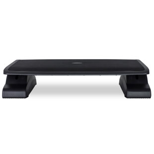 Mount-It! Ergonomic Height Adjustable Desk Footrest with Massaging Surface and Three Tilt Positions