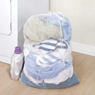 SMARTDESIGN Mesh Laundry Bag with Handles