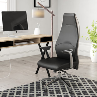 EBERN DESIGNS Mien Bonded Leather Executive Chair