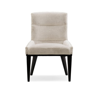 CARACOLE MODERN Modern Edge Upholstered Side Chair in Gray