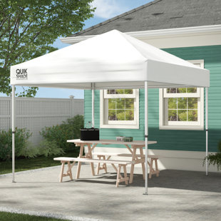QUIKSHADE Weekender Elite 10 Ft. W x 10 Ft. D Metal Pop-Up Canopy
