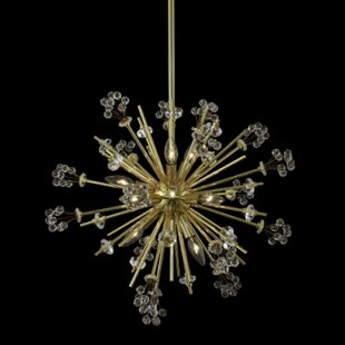 ALLEGRI BY KALCO LIGHTING Constellation 10-Light Sputnik Chandelier