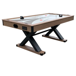 HATHAWAY GAMES Excalibur 72" 2 - Player Air Hockey Table with Digital Scoreboard