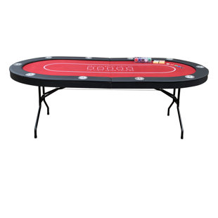 HATHAWAY GAMES 84" Fourth Street Texas Hold'em Poker Table