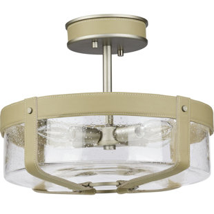 POINT DUME™ BY JEFFREY ALAN MARKS FOR PROGRESS LIGHTING Rockdance Glass Semi Flush Mount