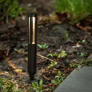 LEDVANS Éclairage de sentier à DEL Évider, éclairage de paysage basse tension CA / CC 12 à 24 V, finition noire (Set of 6)