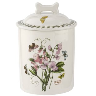 Portmeirion Botanic Garden Treat Jar 7" Sweet Pea