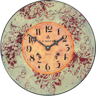 LILY MANOR Eyal Wood Wall Clock