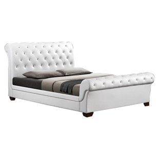 WHOLESALE INTERIORS Leighlin Upholstered Sleigh Bed