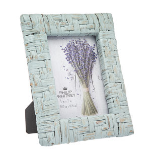 PHILIP WHITNEY Big Weave Wicker Picture Frame