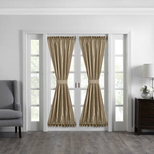 CANORA GREY Mullan Polyester Light Filtering French Door Curtain Panel
