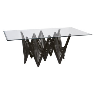 OGGETTI Geo Glass Dining Table