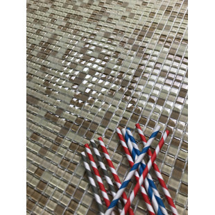 ABOLOS Petite 0.38" x 0.38" Glass Grid Mosaic Wall & Floor Tile