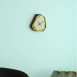 THE IRON ROOTS DESIGNS Wood Wall Clock
