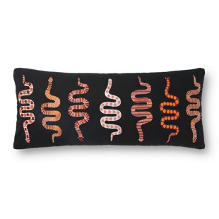 JUSTINA BLAKENEY X LOLOI Embroidered Cotton Pillow Cover