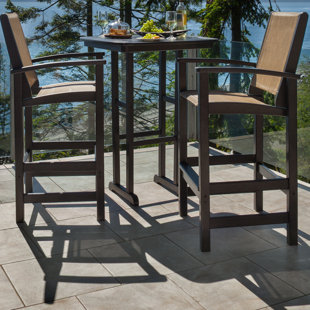 POLYWOOD® Coastal 3-Piece Bar Set