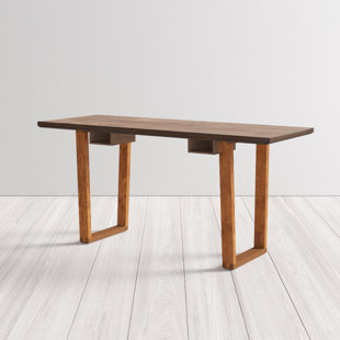 MILLWOOD PINES Abirad Solid Wood Top Writing Desk