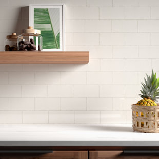 MEROLA TILE Antic Craquelle 3" x 6" Ceramic Subway Wall Tile