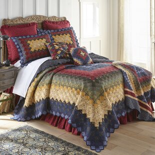 DONNA SHARP Chesapeake Traditional Cotton Quilted Patchwork Quilt