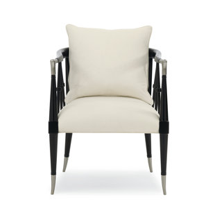 CARACOLE CLASSIC Black Beauty Barrel Chair