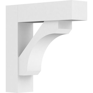 EKENA MILLWORK Standard Legacy Architectural Grade PVC Bracket With Block Ends