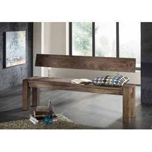 MASSIVMOEBEL24 Nature Solid Wood Bench