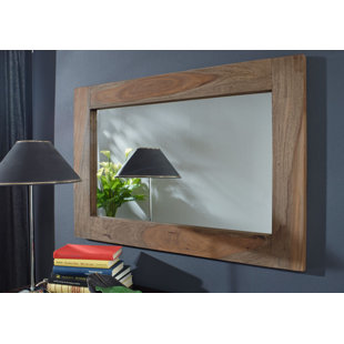 MASSIVMOEBEL24 Nature Wood Wall Mirror