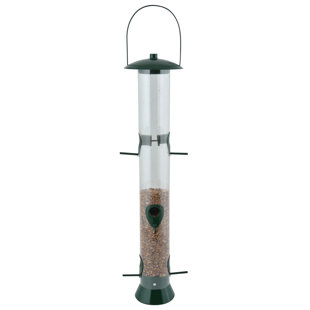 ESSCHERTDESIGN Metal Hanging Tube Bird Feeder