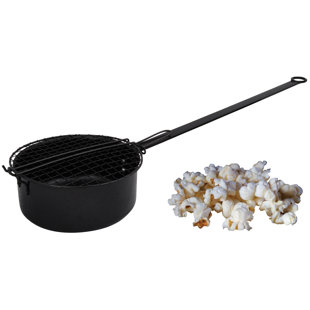 EsschertDesign 4 Oz. Stovetop Popcorn Popper, Popcorn Machine Stand / Cart