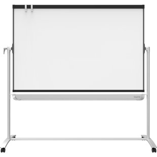 QUARTET® Freestanding Steel Reversible Magnetic Large - 6' - 8' Whiteboard