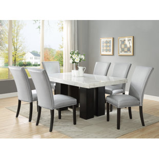 WADE LOGAN® Anxhela 7 - Piece Dining Set