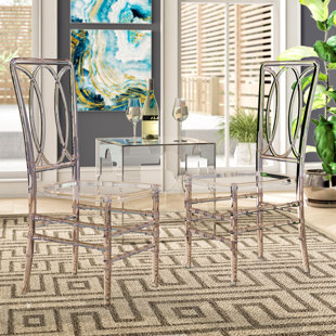 MERCER41 Koski Plastic Stackable Chiavari Chair