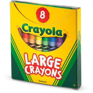 CRAYOLA LLC Large Tuck Box Crayons (8/Box)