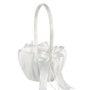 IVY LANE DESIGN Satin Flower Girl Basket