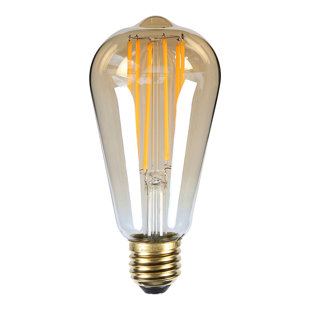 ITS ABOUT ROMI 4W E27 Dimmable LED Vintage Edison GLS Light Bulb Amber (Set of 5)