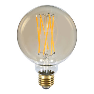 ITS ABOUT ROMI 4W E27 Dimmable LED Vintage Edison Globe Light Bulb Amber (Set of 5)