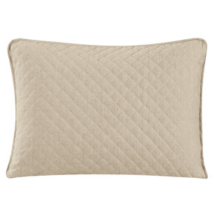 INDIGO HILL BY HIEND ACCENTS Anna Diamond Quilted Classic Chic Casual Modern Rustic Pillow Sham (Set of 2)
