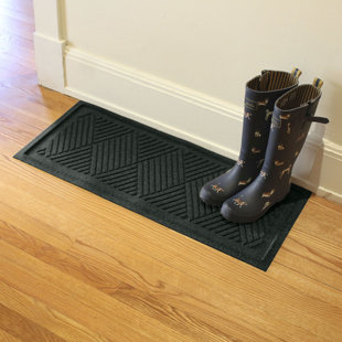 MATTERLY WaterHog Diamonds 15 in. x 36 in. Indoor Outdoor Boot Tray