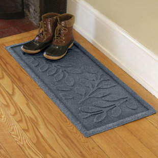 MATTERLY WaterHog Brittany Leaf 15 in. x 36 in. Indoor Outdoor Boot Tray