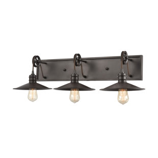 WILLISTON FORGE Brylee 3 - Light Dimmable Vanity Light