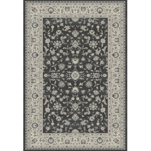 MAYBERRY RUG Cambridge Royal Keshan Charcoal Area Rug
